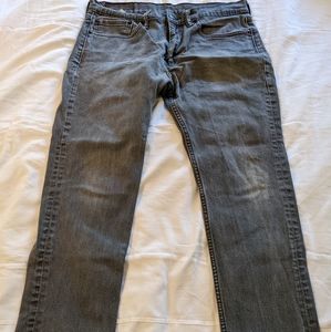 Men's Levi's 511 Gray Jeans 34x29
